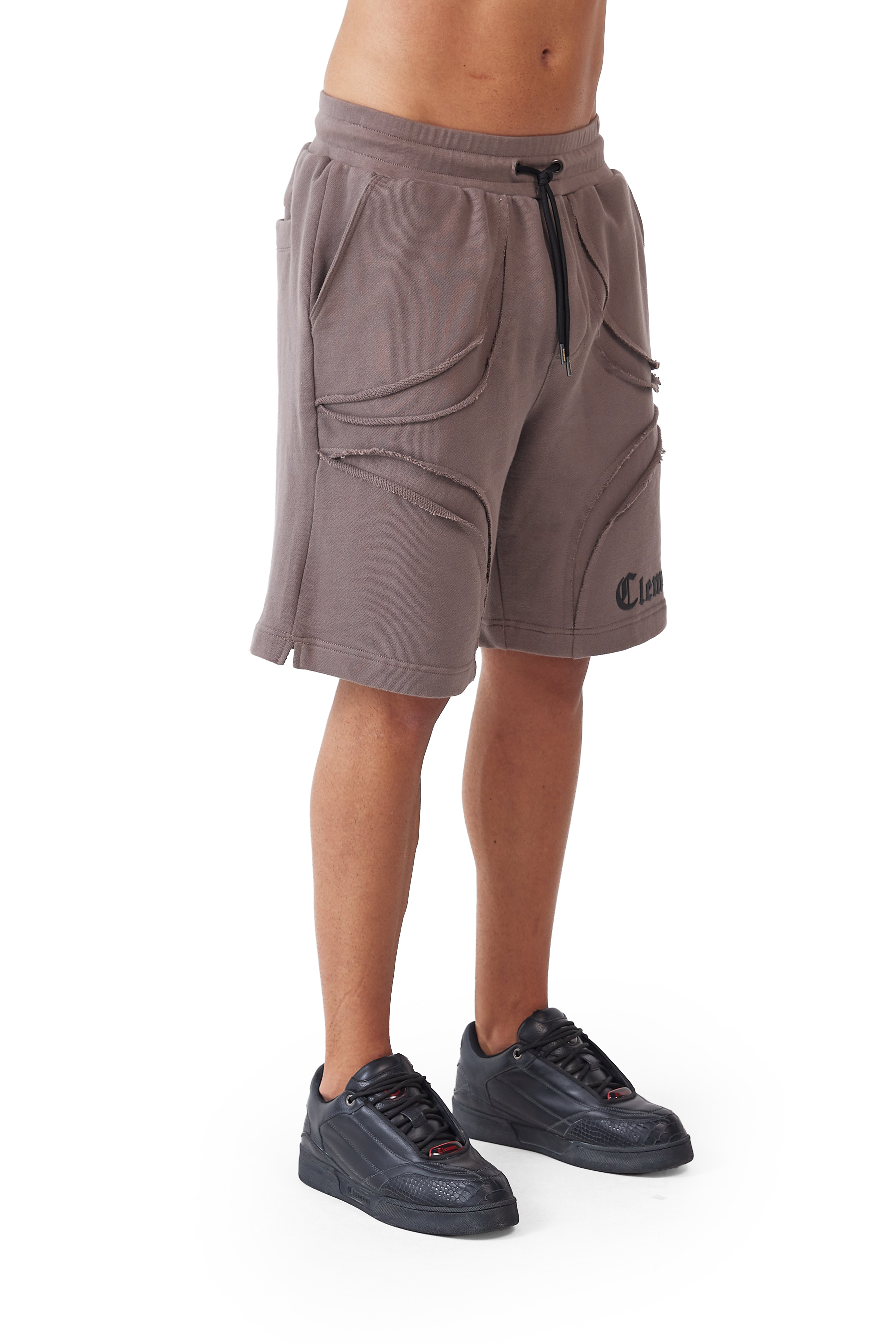 JOGGER SHORTS SCABROSO TAUPE CLEMONT