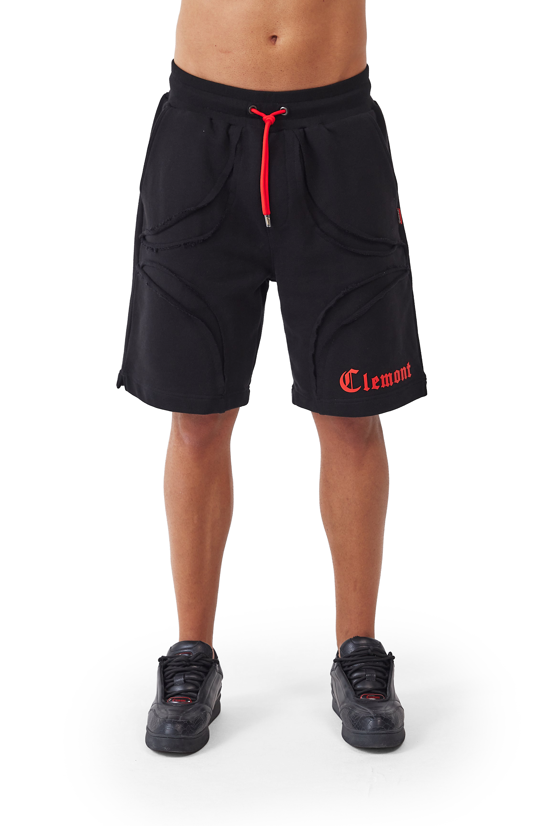 JOGGER SHORTS SCABROSO NEGRO CLEMONT
