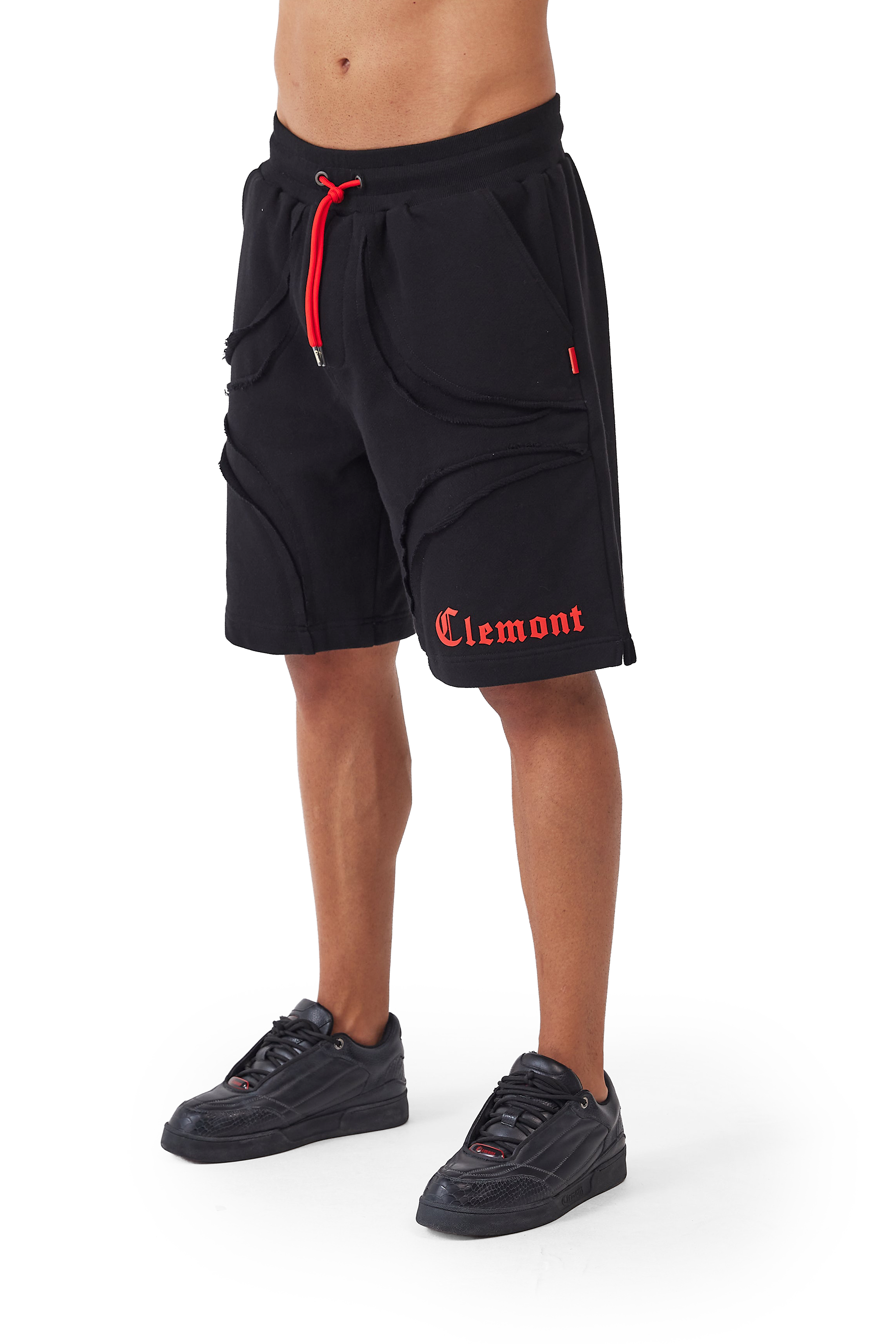 JOGGER SHORTS SCABROSO NEGRO CLEMONT