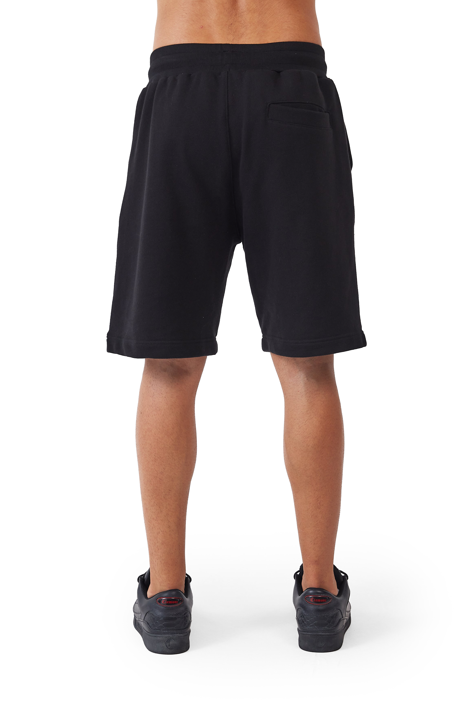 JOGGER SHORTS SCABROSO NEGRO CLEMONT