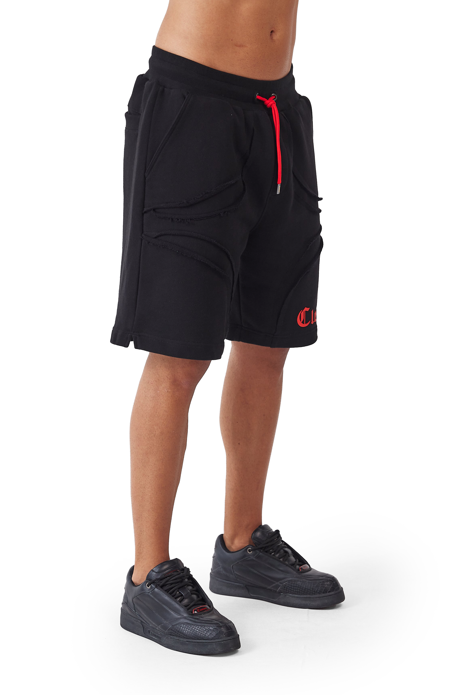 JOGGER SHORTS SCABROSO NEGRO CLEMONT