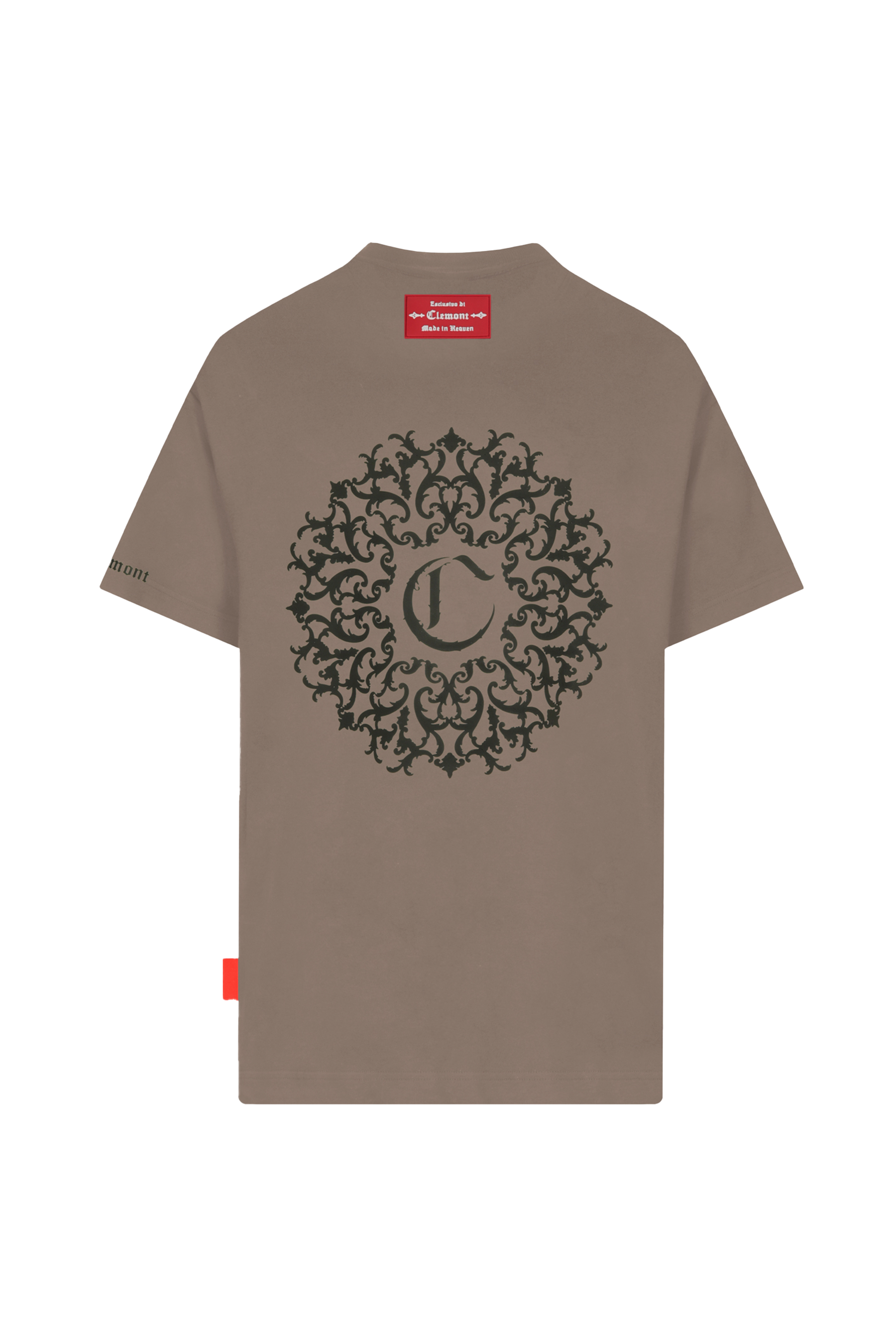 T-SHIRT MEN OVERSIZED  ABBONDANZA TAUPE CLEMONT