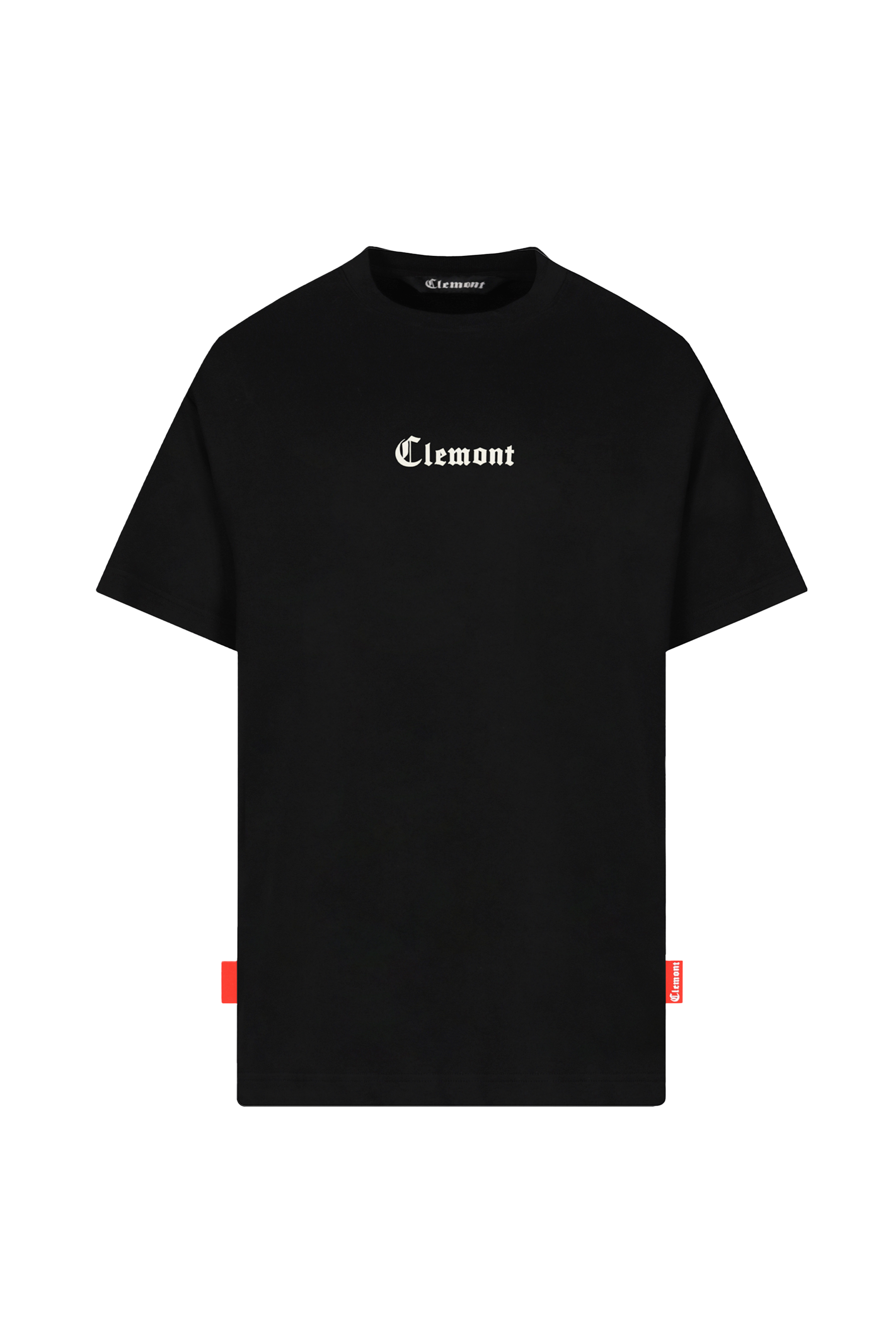 T-SHIRT MEN OVERSIZED  FULGORE BLACK  CLEMONT