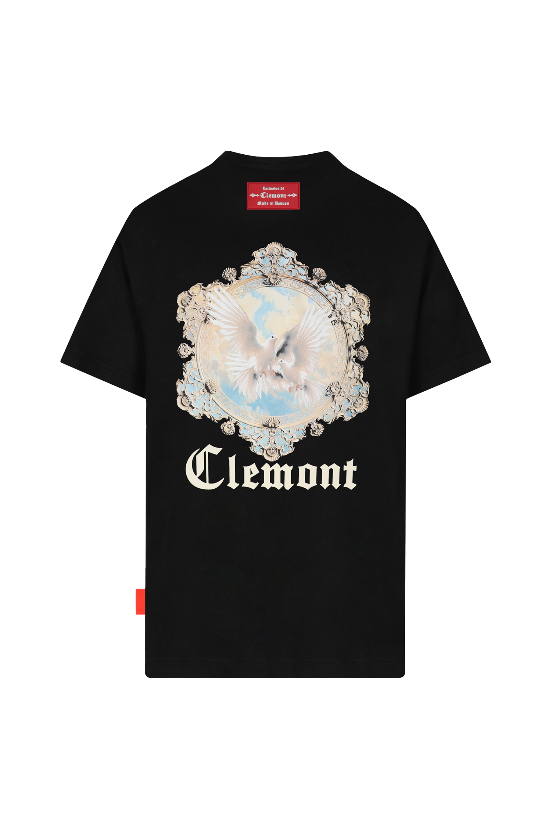 T-SHIRT MEN OVERSIZED  FULGORE BLACK  CLEMONT