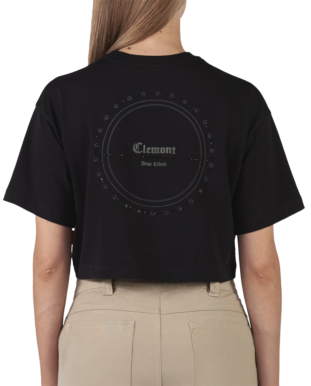 CROPTOP OVERSIZED TITANIA BLACK CLEMONT