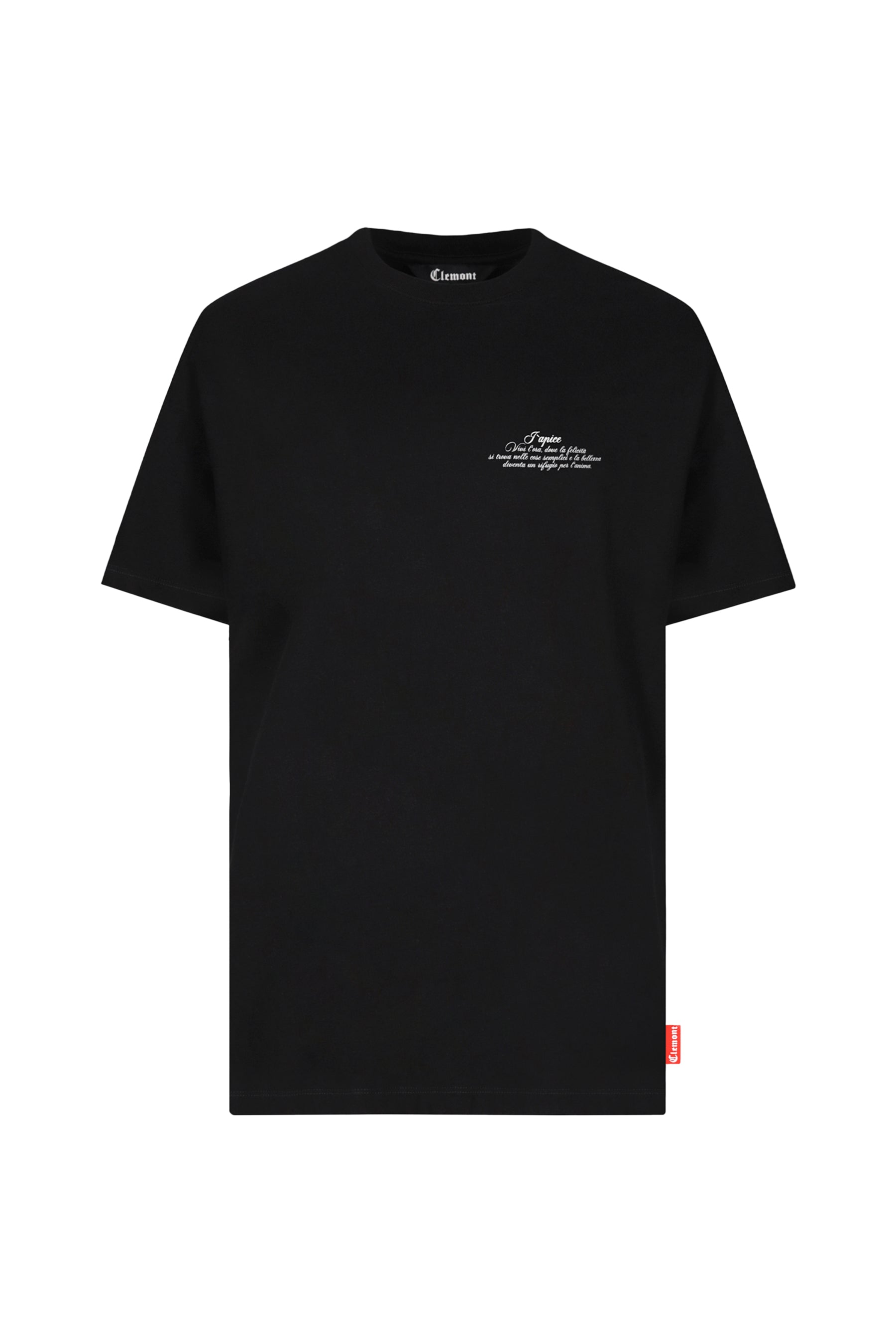 T-SHIRT MEN RISPLENDENTE BLACK  CLEMONT