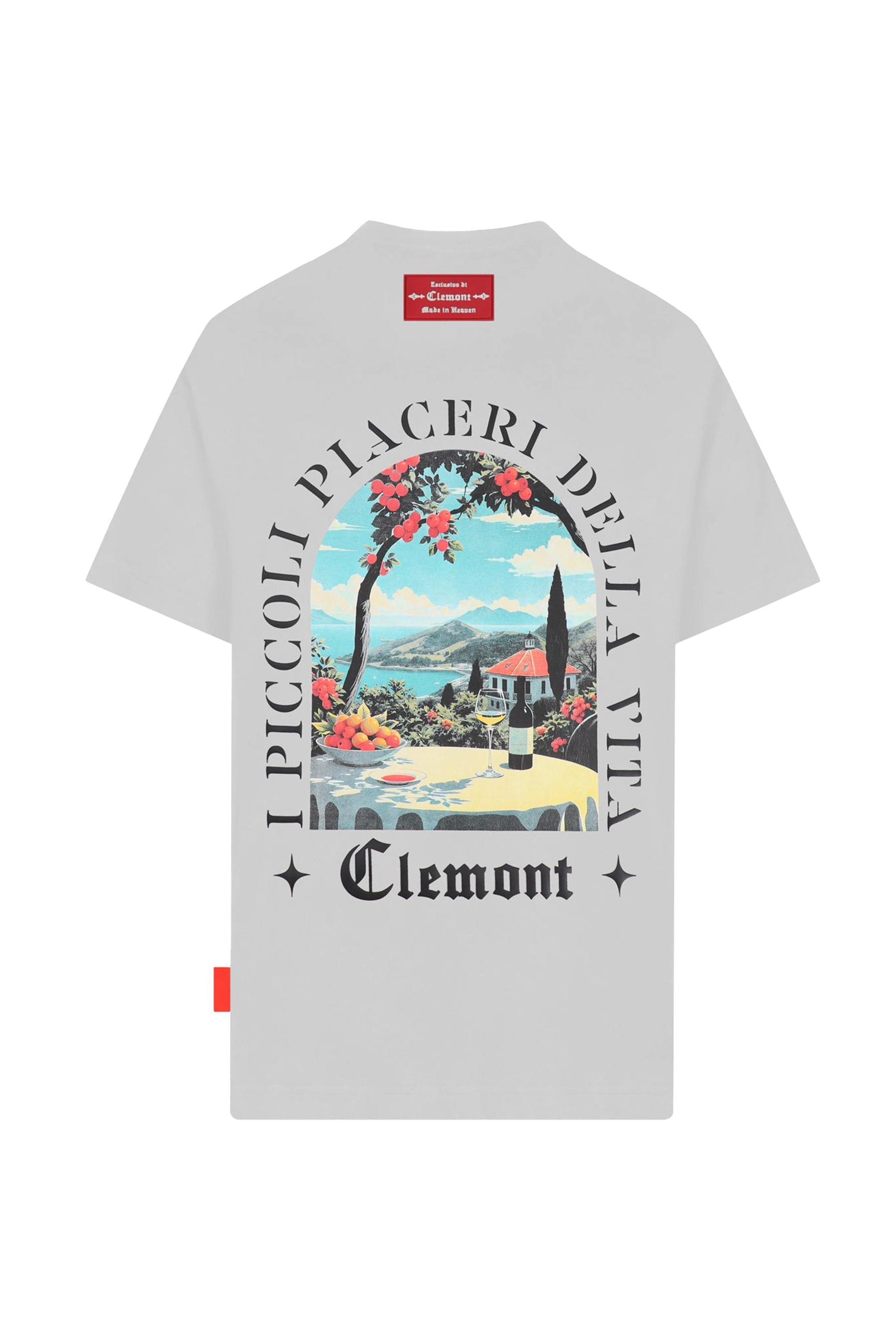 T-SHIRT MEN OVERSIZED  ECLATANTE GREY CLEMONT