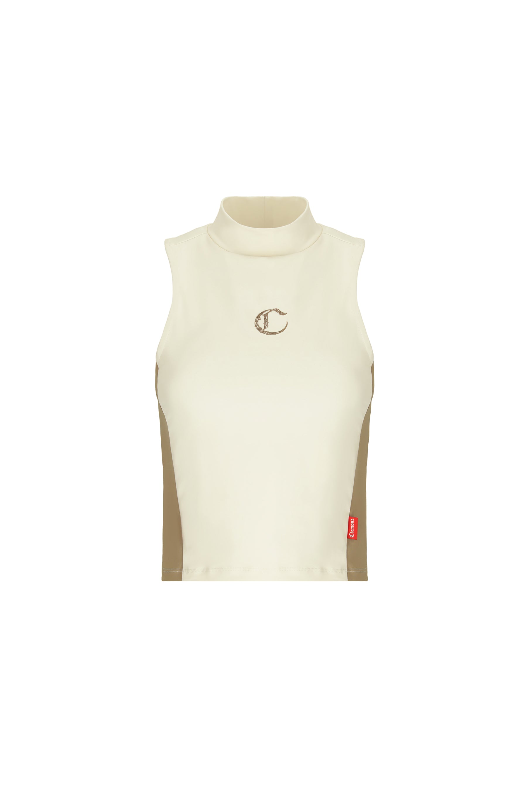 TANK TOP WOMEN  ABBAGLIANTE CREAM/TAUPE CLEMONT