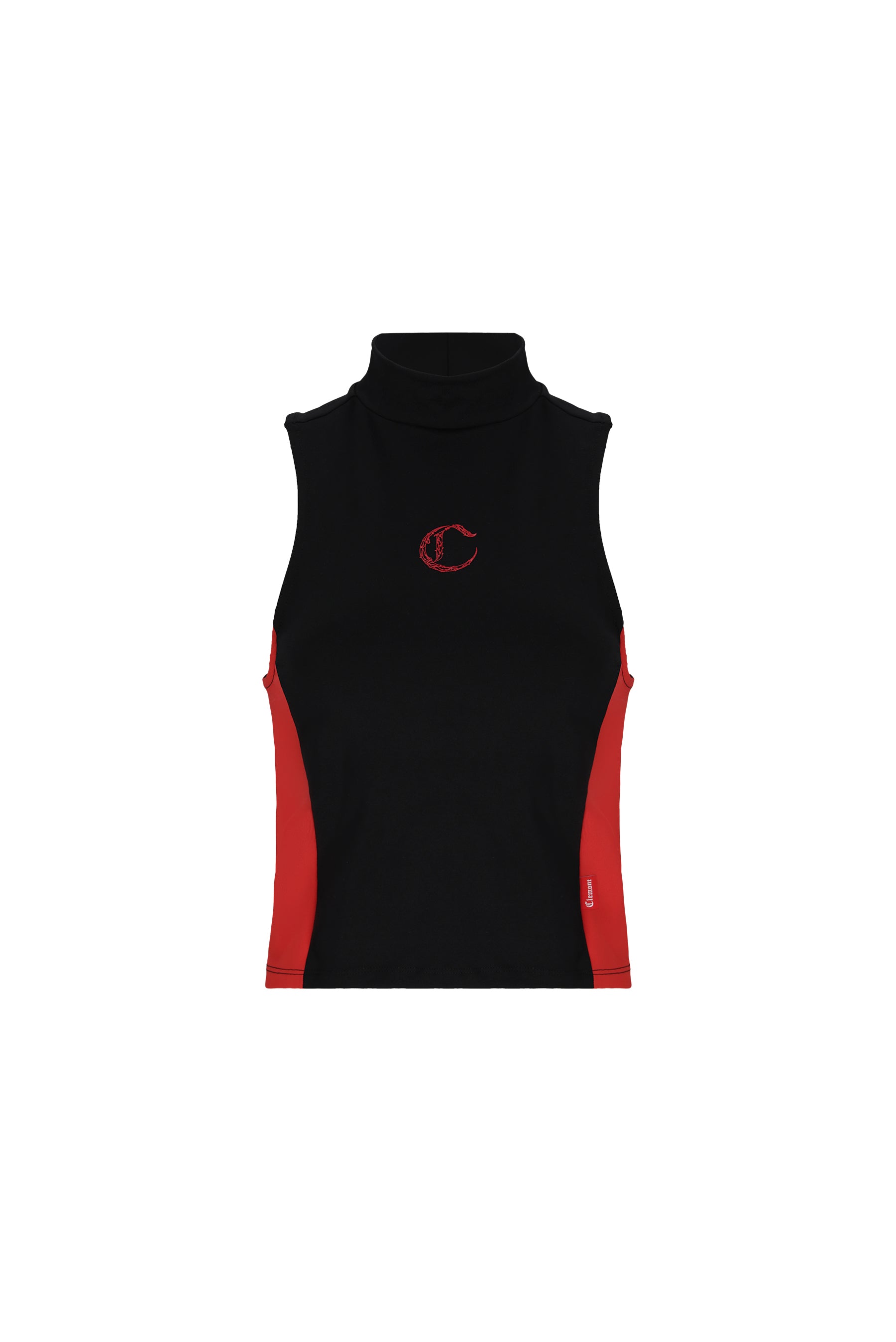 TANK TOP WOMEN  ABBAGLIANTE BLACK/RED CLEMONT