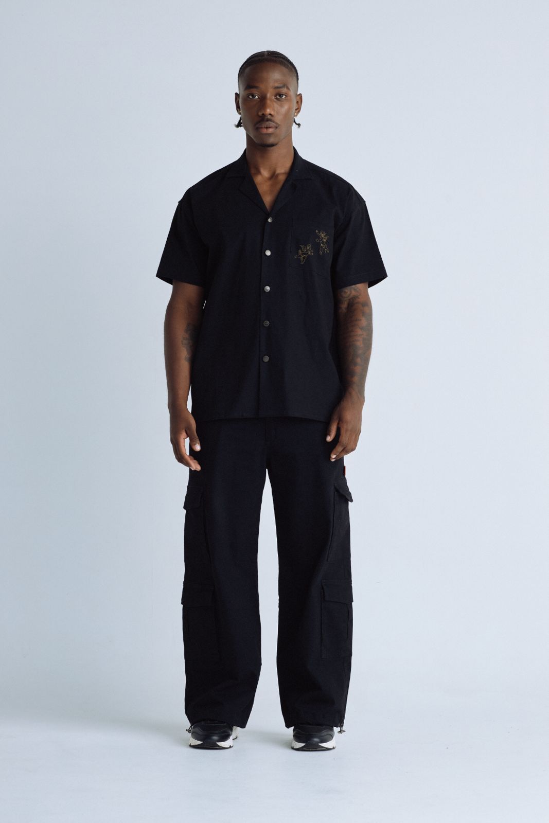 CLEMONT BLACK RAGGIO SHIRT