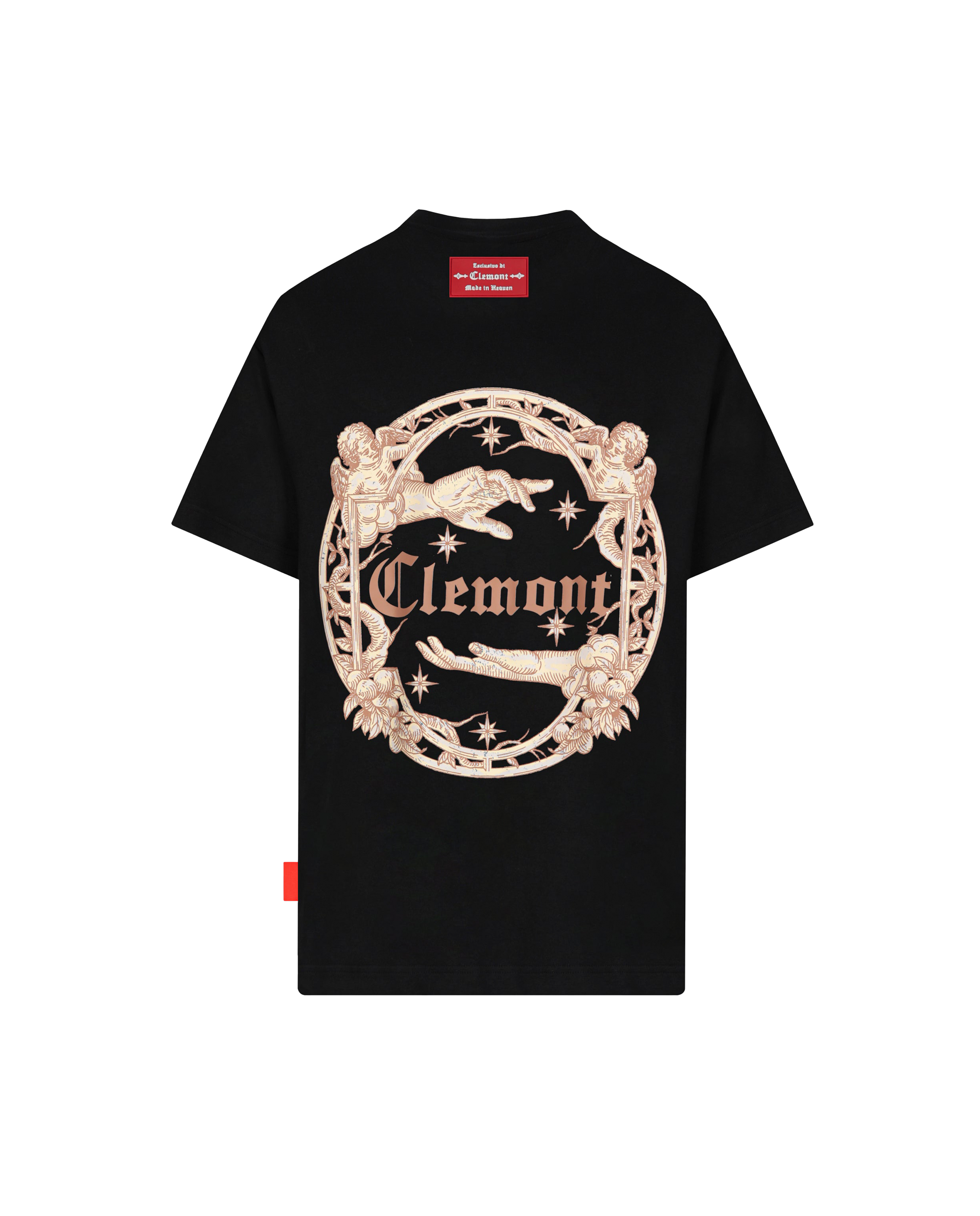 OVERSIZED GANIMEDES BLACK CLEMONT T-SHIRT