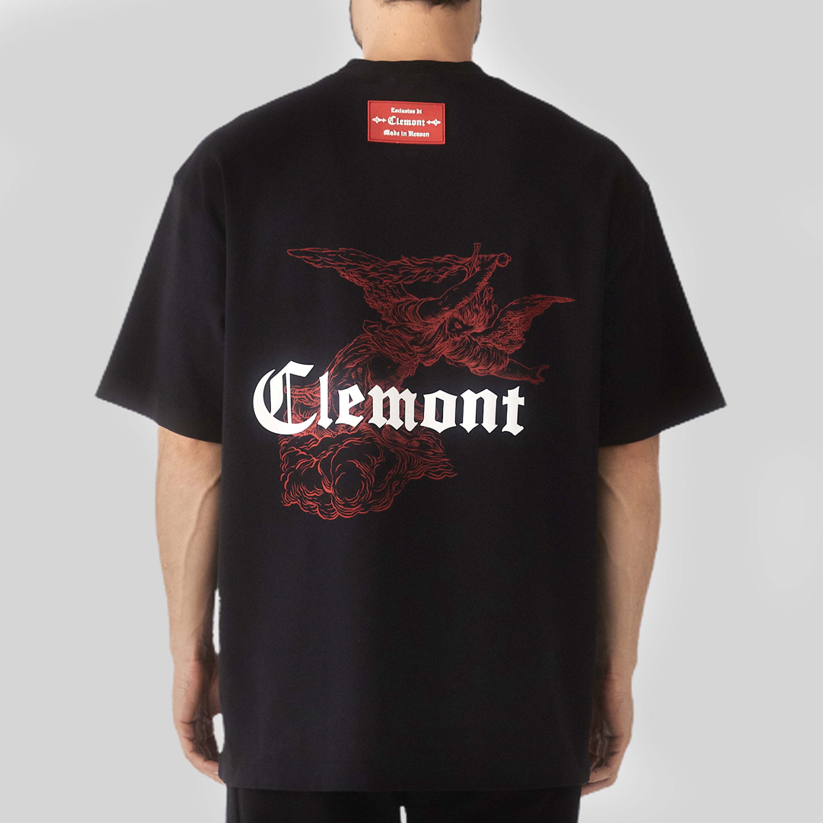 CAMISETA OVERSIZED HIRAM NEGRO CLEMONT