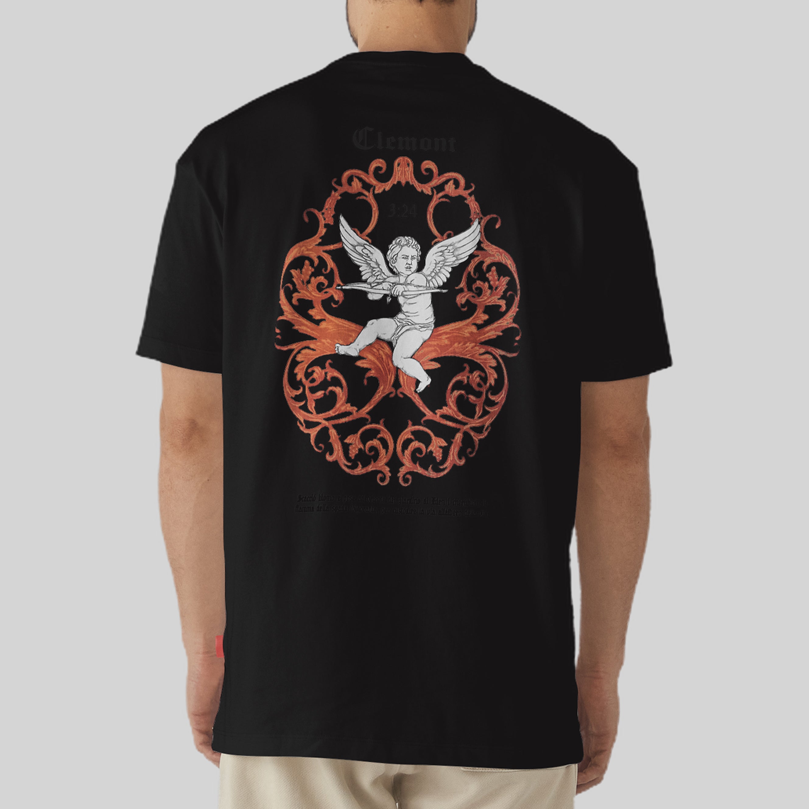 CAMISETA SPIRITUALE NEGRO CLEMONT