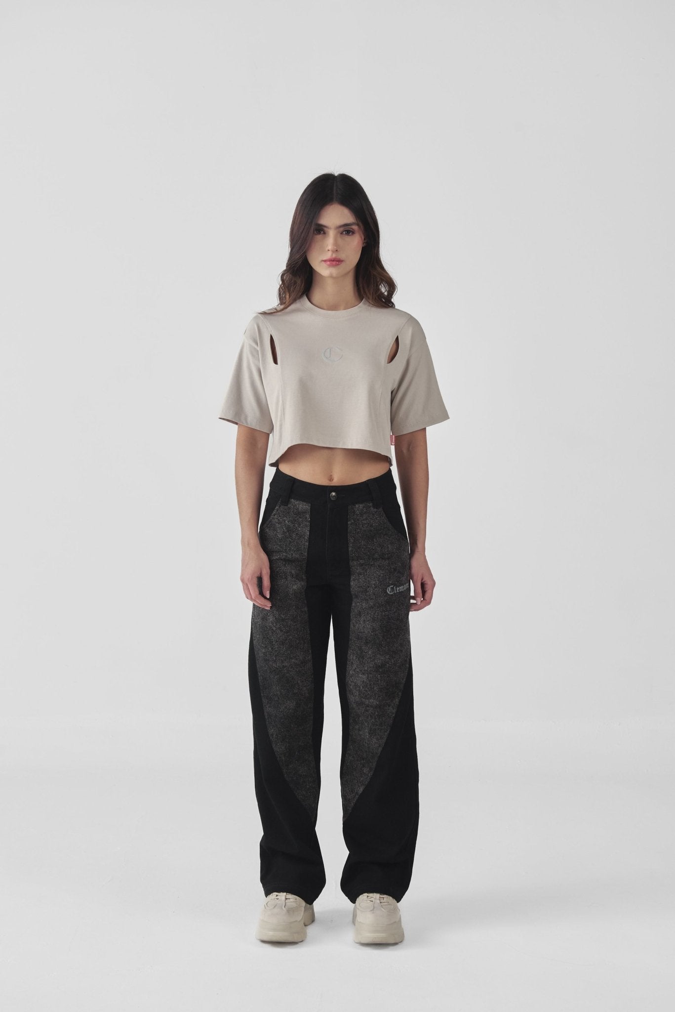 CROPTOPOVERSIZED ILLUMINAZIONE SILVER CLEMONT - CLEMONT.CO S.A.S.