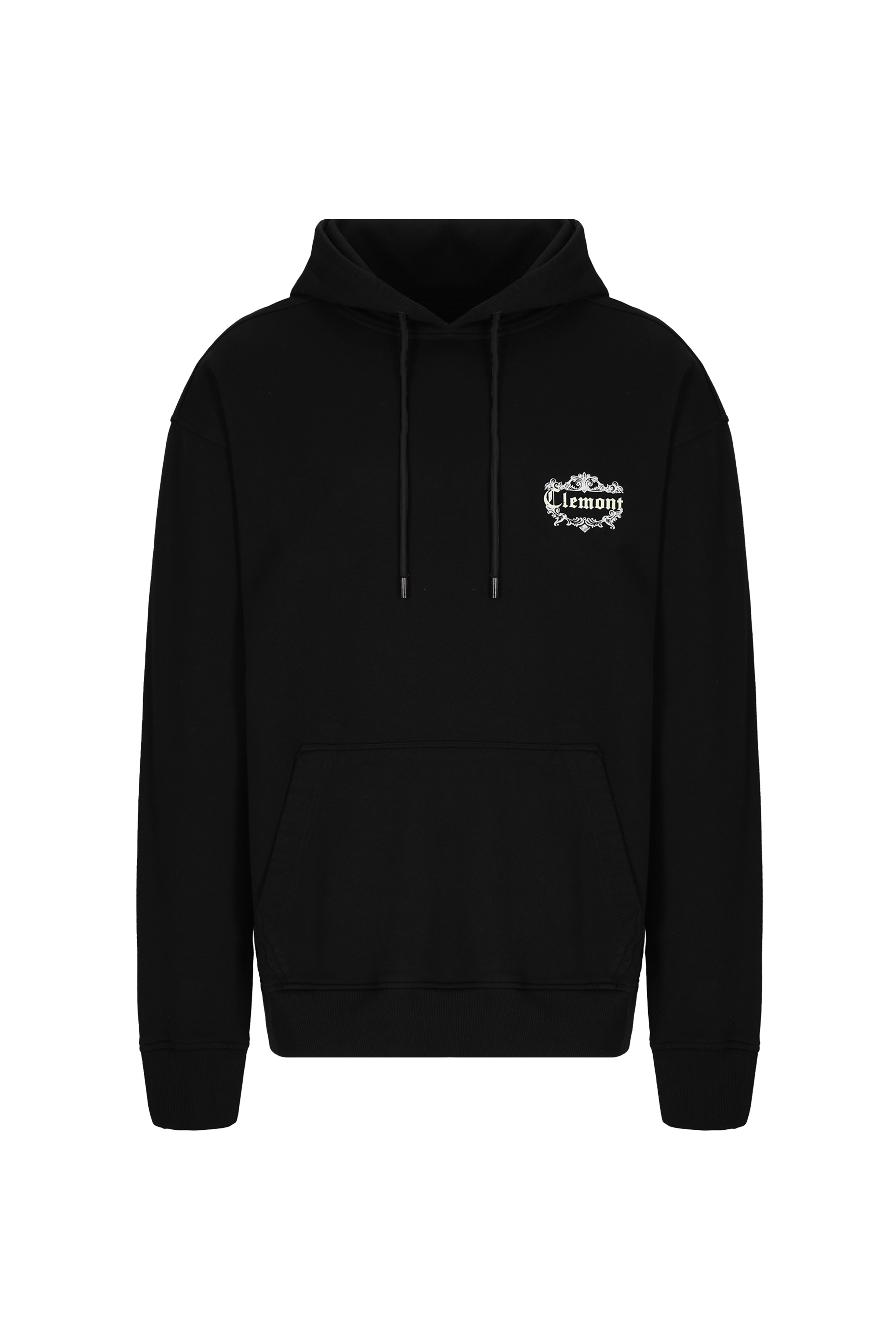 HOODIE MEN  FIORITURA BLACK CLEMONT